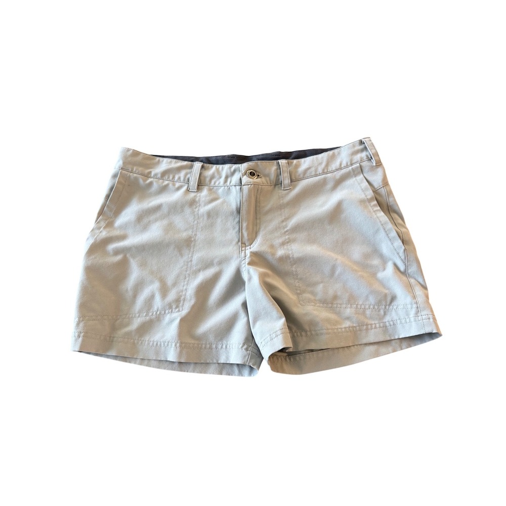 Patagonia Womens Quandary Shorts Size 8 Gray Hiking Outdoor Lightweight Stretch